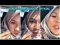 Gadis Tudung Satin Projek Live Dalam Kereta Satin Tudung Hijab Live Bigo