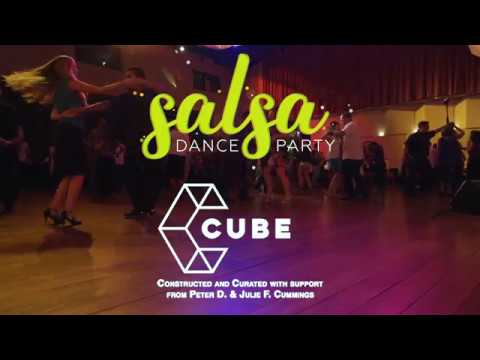 Salsa Dance Party in The Cube