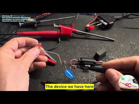 Alfa Romeo 4C How to protect electronics car from transient overvoltages