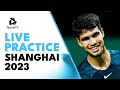 LIVE: Carlos Alcaraz Practice in Shanghai | Rolex Shanghai Masters 2023