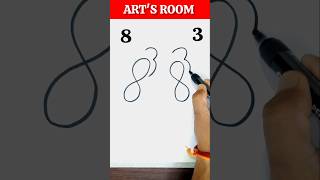 Easy Birds Drawing with Numbers | Easy Drawing | Simple Drawing #shorts #drawing #artsroom