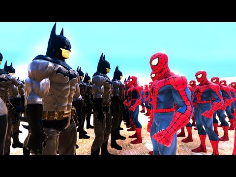 ÖRÜMCEK ADAM ORDUSU VS BATMAN ORDUSU - UEBS