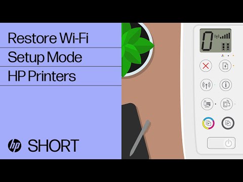 How to restore Wi-Fi setup mode on your HP printer | HP Support