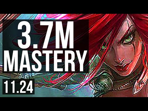 KATARINA vs LISSANDRA (MID) (DEFEAT) | 3.7M mastery, 6 solo kills, 400+ games | BR Diamond | 11.24