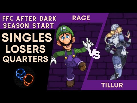 RM Rage (Luigi) vs AFM Tillur (Sheik) - SSF2 Losers Quarters - FFC AFTER DARK 2023 SEASON START