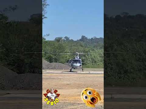 VEJA QUEM SAIU DO HELICÓPTERO QUE SOBREVOOU A CIDADE DE JUQUITIBA NESSA QUARTA-FEIRA