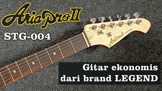 Video thumbnail for Aria Pro II STG-004 Review (Indonesia) by RobzFreakGuitar