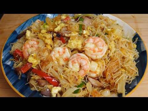 Singapore Style Fried Bee Hoon