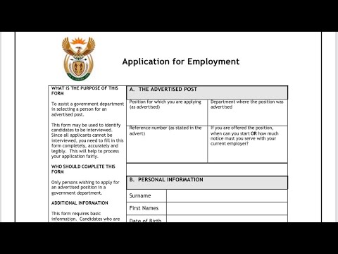 Filling in the Z83 form correctly!