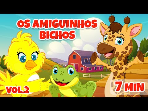 Os Amiguinhos Bichos Vol.2 - Giramille 7 min | Desenho Animado Musical