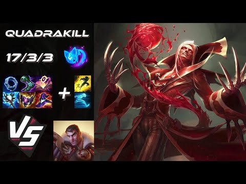 TOP Vladimir vs Jayce [QUADRAKILL] - EU Grandmaster Patch 14.24