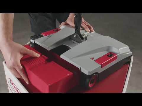 Sopmaskin Sprintus Medusa Sweeper inkl. Batteri Komplett Kit - Youtube manufacturer video 2