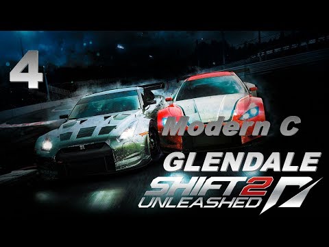Need For Speed Shift 2: Unleashed - Modern C GLENDALE - часть 4 на руле Logitech G27