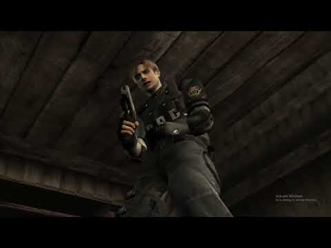 Resident evil 4 original if you shoot Luis Sera enough this is what he dose to you