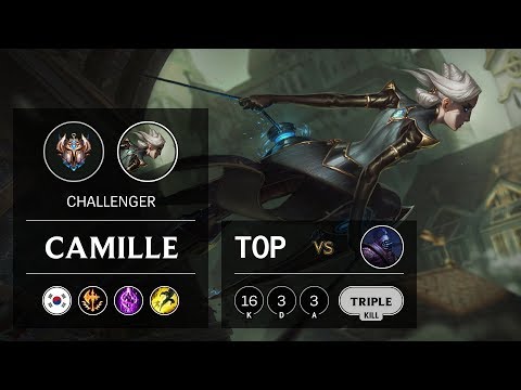 Camille Top vs Jax - KR Challenger Patch 9.9