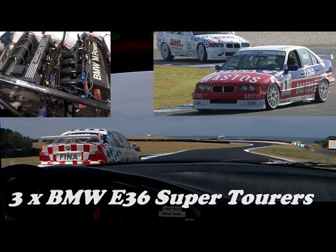 BMW 318i E36 Super Touring Cars ITB Induction sound + onboard Phillip Island Classic 2024 Tourer
