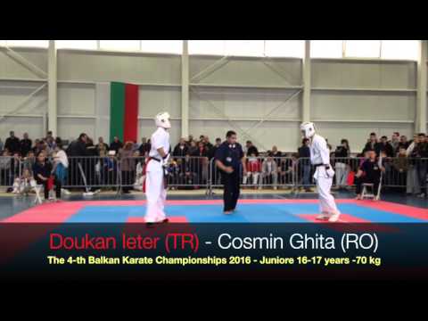 Doukan Ieter (TR) - Cosmin Ghita (RO) Juniors 16-17 years -70 kg