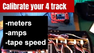 Video thumbnail for 4 track calibration demonstrated on a Tascam 244 Portastudio by Tetrakan
