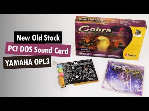 YAMAHA YMF744 PCI Sound Card with great DOS compatibility