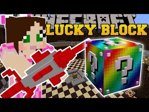 US Minecraft | RAINBOW LUCKY BLOCK EXPLOSIVES CHALLENGE GAMES - Lucky Block Mod - Modded Mini Game