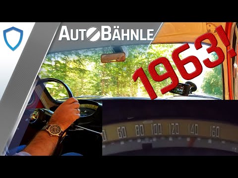 Panhard PL17 L6 (1963) - Top Speed + GPS 50-100 km/h - AutoBähnle