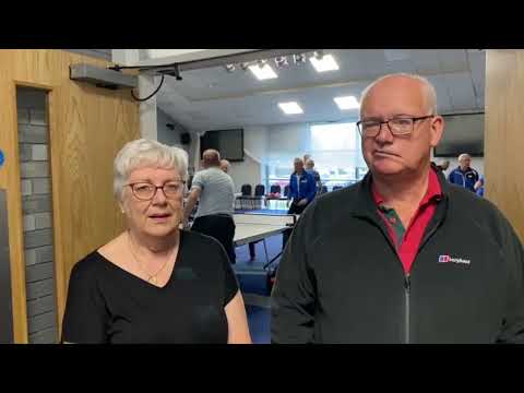 World Table Tennis Day in Leyland with Jill Parker MBE and Don Parker