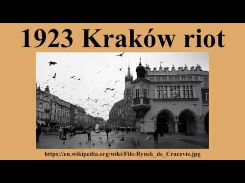 1923 Kraków riot