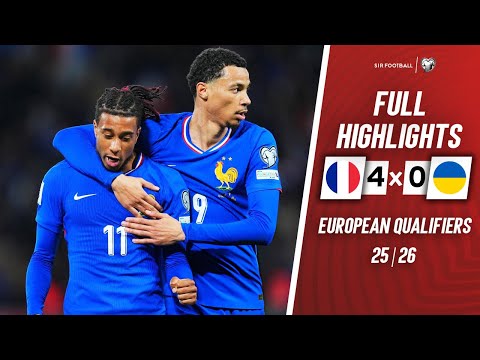 France vs Ukraine 4-0 - Highlights & Goals - 2025