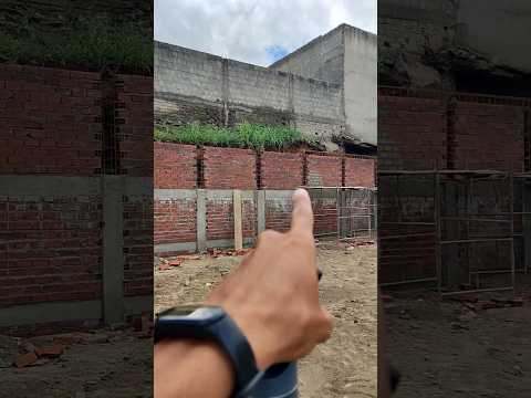 Muro de arrimo! #obra #construção #obrasbasicas #construcaocivil #pedreiro #obras #casa #engenharia