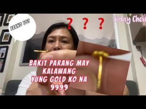 Bakit yung gold ko 9999 or 24k May kalawang ang kulay paano ito?