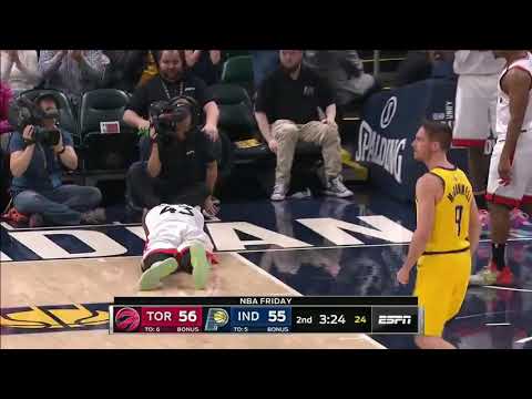 Siakam Gets SLAPPED In Face By Teammate Pacers - Raptors NBA 2/7/20