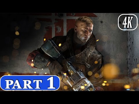 WOLFENSTEIN 2 THE NEW COLOSSUS Walkthrough GAMEPLAY Part 1 (FULL GAME) (4K 60fps PC)  No Commentary