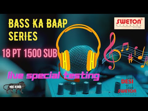 @SwetonSpeakers 1500 SUB-TESTING in TWO DJ CABINETS What Happens Next is CRAZY