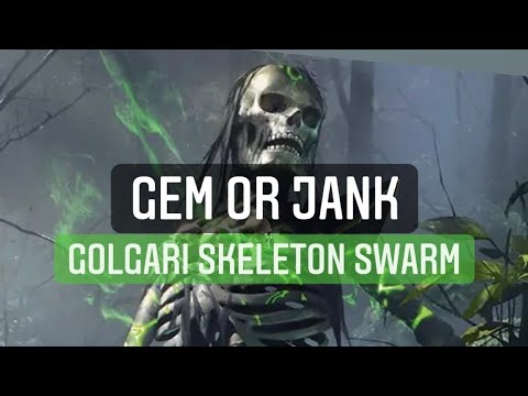 Mtg arena - Gem or jank: Golgari Skeleton Swarm.