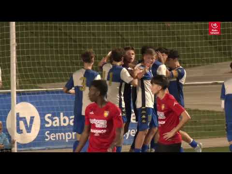 RESUM | CE Sabadell 1-0 UD Montecarlo | J9 Divisió d'Honor Juvenil