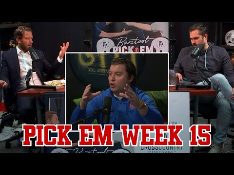 Comeback from a 13 Unit Loss - Barstool Pick Em Week 15