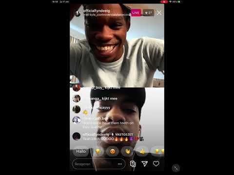 Fyndee Boyy in LA talking to Labels