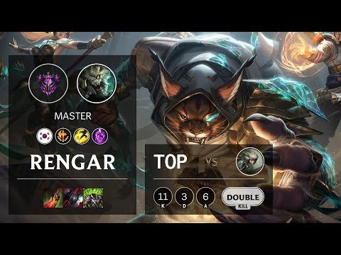 Rengar Top vs Camille - KR Master Patch 10.10