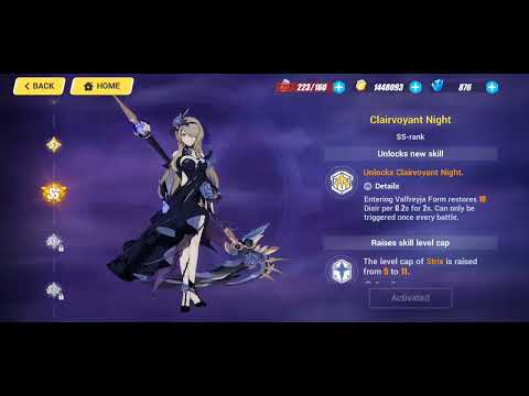 My Main Honkai Gf, Fallen Rosemary Is Finally At SS Rank!