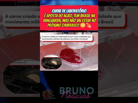 Carne de laboratório é aposta do agro, #noticias #carnedelaboratorio