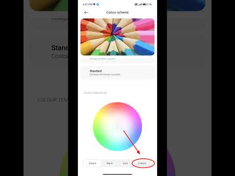 How to change display color in poco or redmi phones? #shorts  #poco #redmi #mi