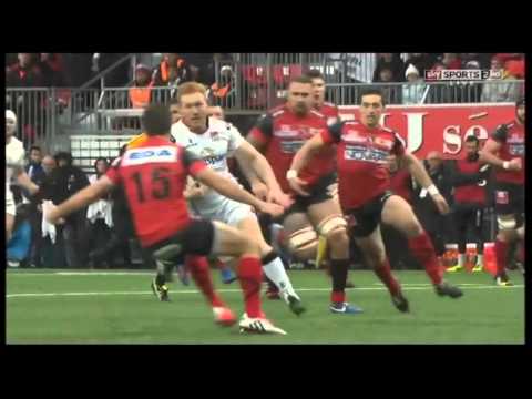 Oyonnax v Ulster 10/01/2016 Rory Scholes Try
