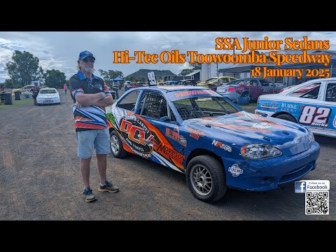 18/01/2025 - Hi-Tec Oils Toowoomba Speedway - SSA Junior Sedans