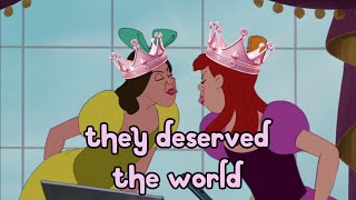 Anastasia and Drizella being iconic sisters for 5 minutes straight 💝