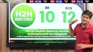 RR VS RCB Dream11, RR vs BLR Dream11, Rajasthan vs Bangalore Dream11: Match Preview, Stats, Analysis