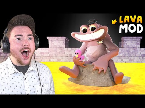 FLOODING THE CASTLE IN LAVA!!! | Garten of Banban 4 (Mods)