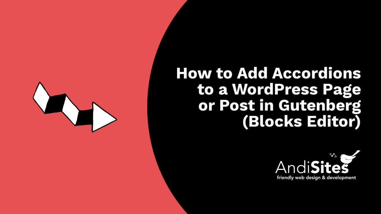 How to Add Accordions to a WordPress Page or Post in Gutenberg (Blocks Editor)