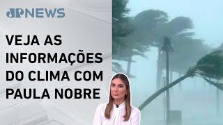 Sul pode ter ventos acima de 100 km/h nesta quinta