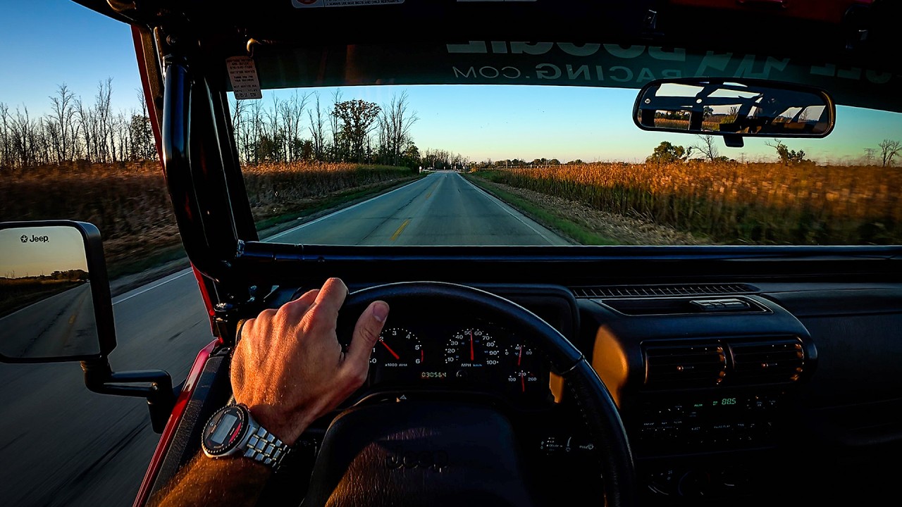 What it's Like to Drive a Jeep Wrangler TJ | Pure Sound