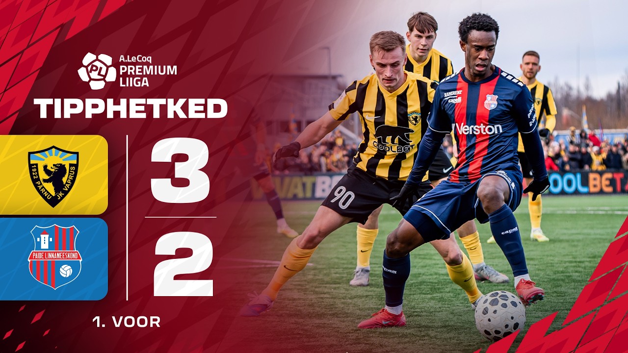 Pärnu JK Vaprus vs Paide Linnameeskond Highlights